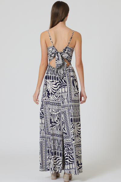 THIN ADJUSTABLE STRAP ELASTIC BACK JUMPSUIT