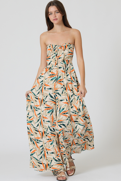 C.F TIE TUBE JUMPSUIT